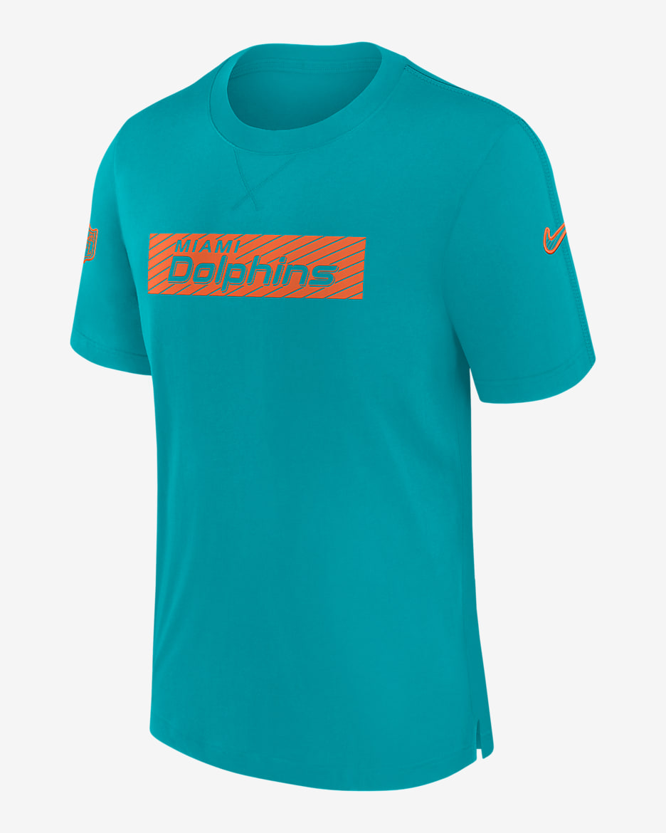 Miami Dolphins Sideline Player Men s Nike Dri FIT NFL T Shirt